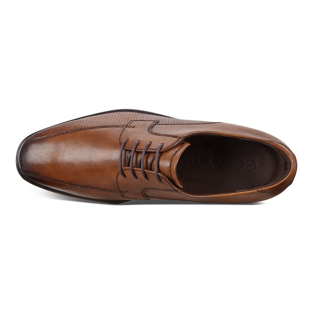 ECCO Mens Dress Shoes Brown - Melbourne - WUP-160598